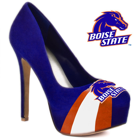 HERSTAR™ Women's Boise State Broncos High Heel Microsuede Pumps