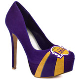 HERSTAR™ Women's Los Angeles Lakers Microsuede Pumps